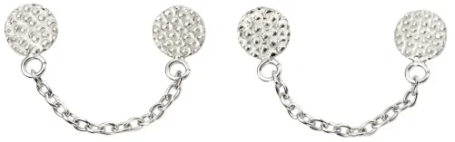 Boucles d oreilles en argent massif 925 rhodié