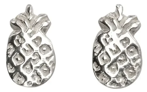 Mon-bijou - D2004c - Boucle d'oreille ananas en argent 925/1000