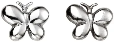 Mon-bijou - D2009c - Boucle d'oreille papillon en argent 925/1000