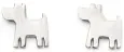 Boucles d oreilles chien en argent 925