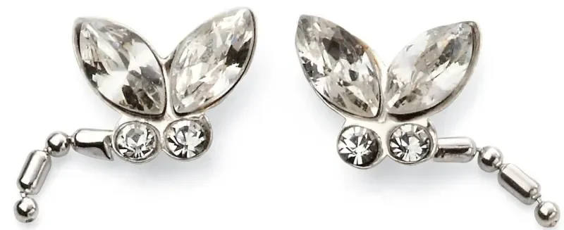 Boucles d oreilles pendantes libellule poétique