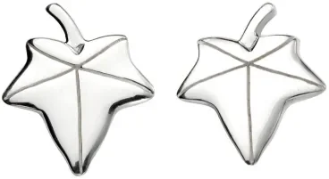 Mon-bijou - D5422 - Boucle d'oreille feuille en argent 925/1000