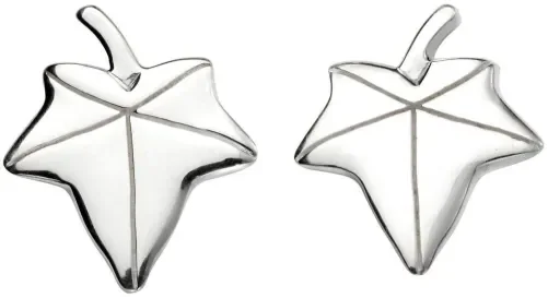 Mon-bijou - D5422 - Boucle d'oreille feuille en argent 925/1000