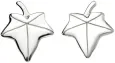 Boucles d oreilles gaïa feuille en argent 925