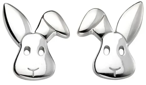 Boucles d oreilles lapin malicieux - argent 925