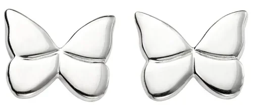 Mon-bijou - D5424 - Boucle d'oreille papillon en argent 925/1000