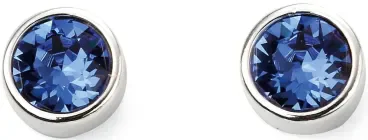Mon-bijou - D5567 - Boucle d'oreille chic pierre de septembre en argent 925/1000