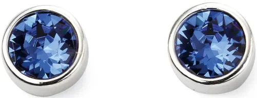 Mon-bijou - D5567 - Boucle d'oreille chic pierre de septembre en argent 925/1000