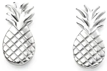 Mon-bijou - D5574 - Boucle d'oreille ananas en argent 925/1000