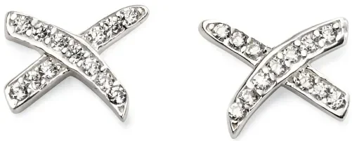 Mon-bijou - D5575 - Boucle d'oreille chic et tendance en argent 925/1000