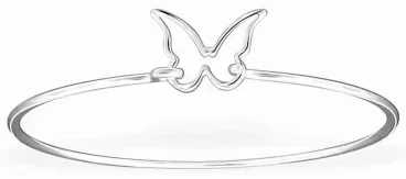 Mon-bijou - H24634 - Bracelet papillon en argent 925/1000