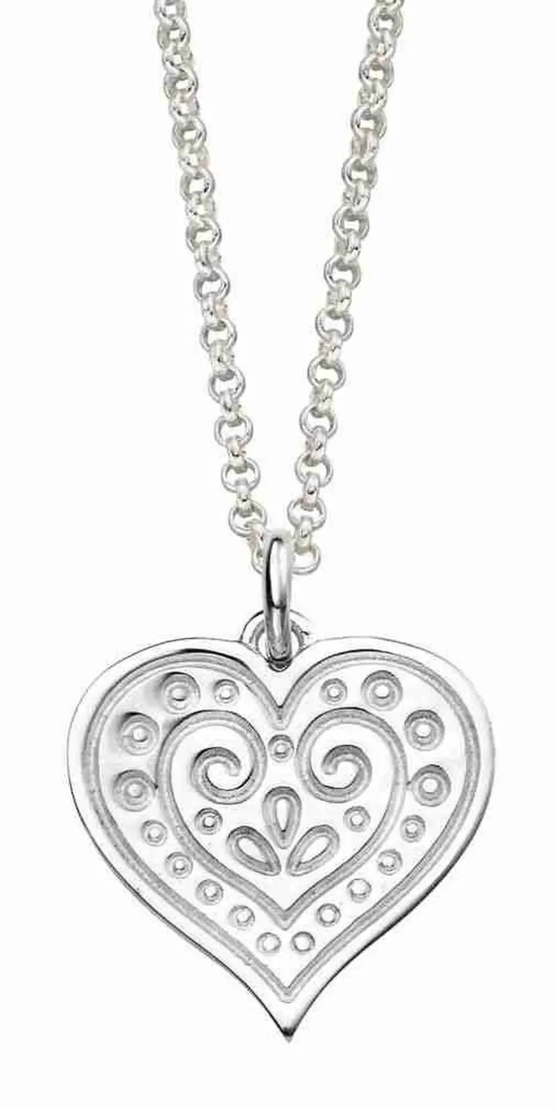 Collier cœur éternel en argent 925 ✨ bijou femme