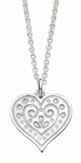 Collier cœur éternel en argent 925 ✨ bijou femme
