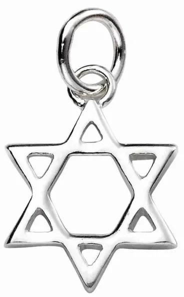 Mon-bijou - D4451 - Collier étoile de David en argent 925/1000