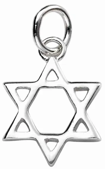 Mon-bijou - D4451 - Collier étoile de David en argent 925/1000