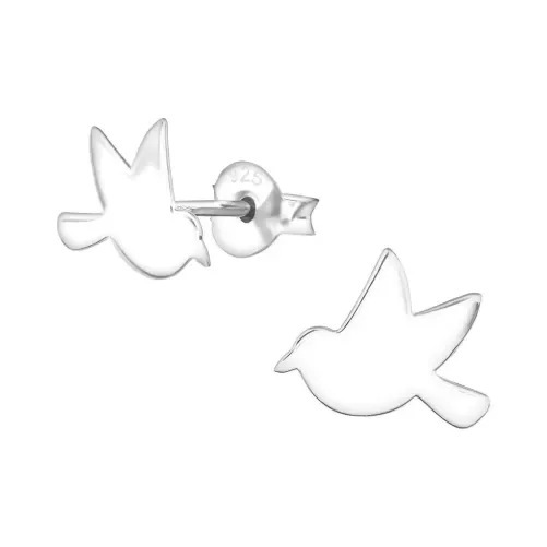 Boucles d oreilles hirondelle en argent 925 - l envol poétique
