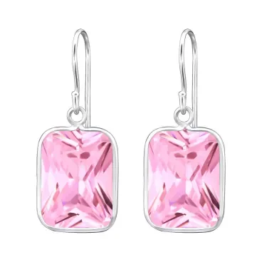 Mon-bijou - H27693 - Boucle d'oreille zirconia en argent 925/1000