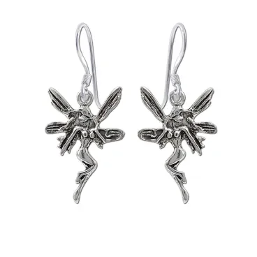 Mon-bijou - H0020 - Boucle d'oreille fée en argent 925/1000
