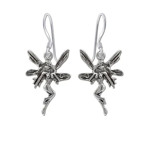 Mon-bijou - H0020 - Boucle d'oreille fée en argent 925/1000