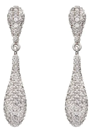 Mon-bijou - D5821 - Boucle d'oreille chic et classe en argent 925/1000