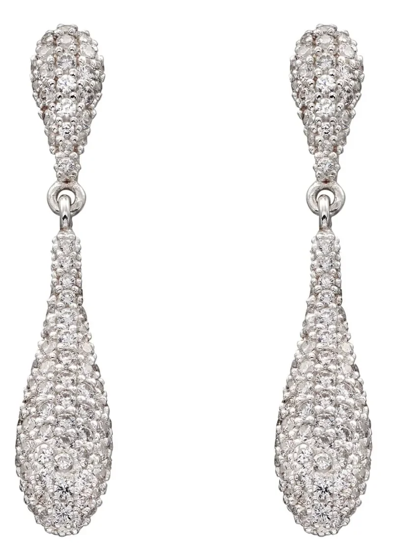 Boucles d oreilles aura - argent 925 rhodié, éclat tendance