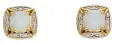 Boucles d oreilles  éclat céleste  en or 9 carats