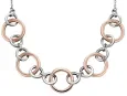 Collier  lien d harmonie  en argent 925 plaqué or rose