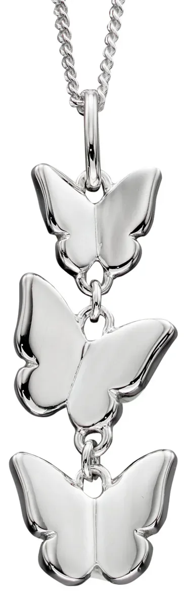 Mon-bijou - D4711 - Collier papillon en argent 925/1000