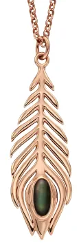 Collier solstice rosé argent 925 or rose