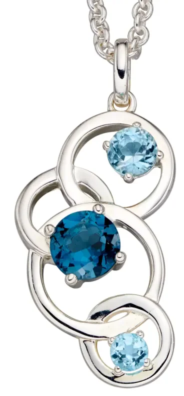Mon-bijou - D4844 - Collier cristal en argent 925/1000