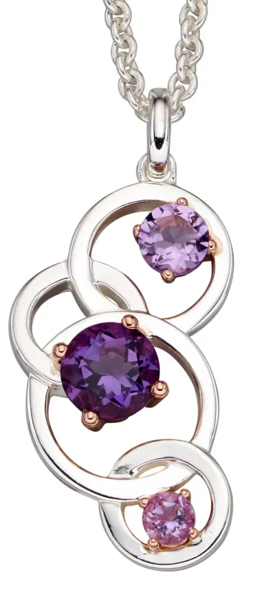 Mon-bijou - D4845 - Collier cristal en argent 925/1000