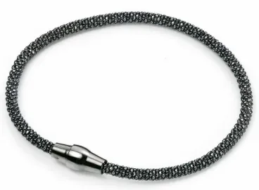 Bracelet plaqué or ruthénium en argent 925/1000