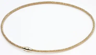 Collier plaqué or en argent 925/1000