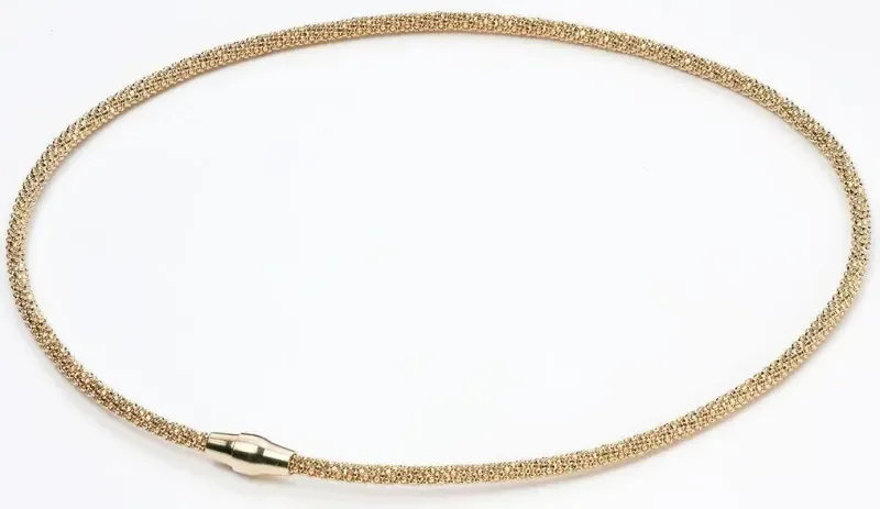 Collier  éclat doré   plaqué or 18 carats sur argent 925