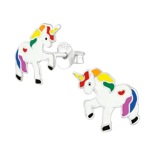 Boucles d oreilles boucles licorne magique en argent 925