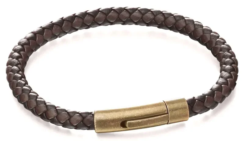 Bracelet homme  urban steel  - alliance cuir et acier inoxydable 316l