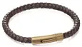 Bracelet homme  urban steel  - alliance cuir et acier inoxydable 316l