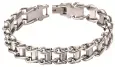 Bracelet homme acier inoxydable maille gourmette