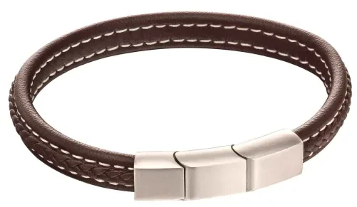 Bracelet jonc  aura  en acier inoxydable - ouvert et ajustable pour femme