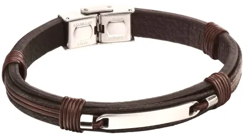 Mon-bijou - D5124 - Bracelet original en acier inoxydable