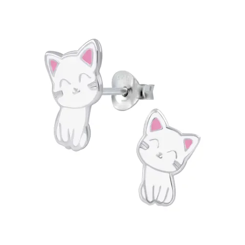 Boucles d oreilles chat  élégance féline