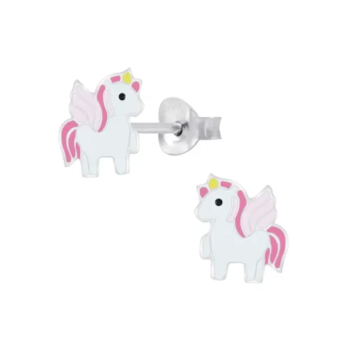 Mon-bijou - FF6863 - Boucle d'oreille cheval en argent 925/1000