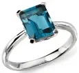 ✨ bague solitaire  éclat d azur