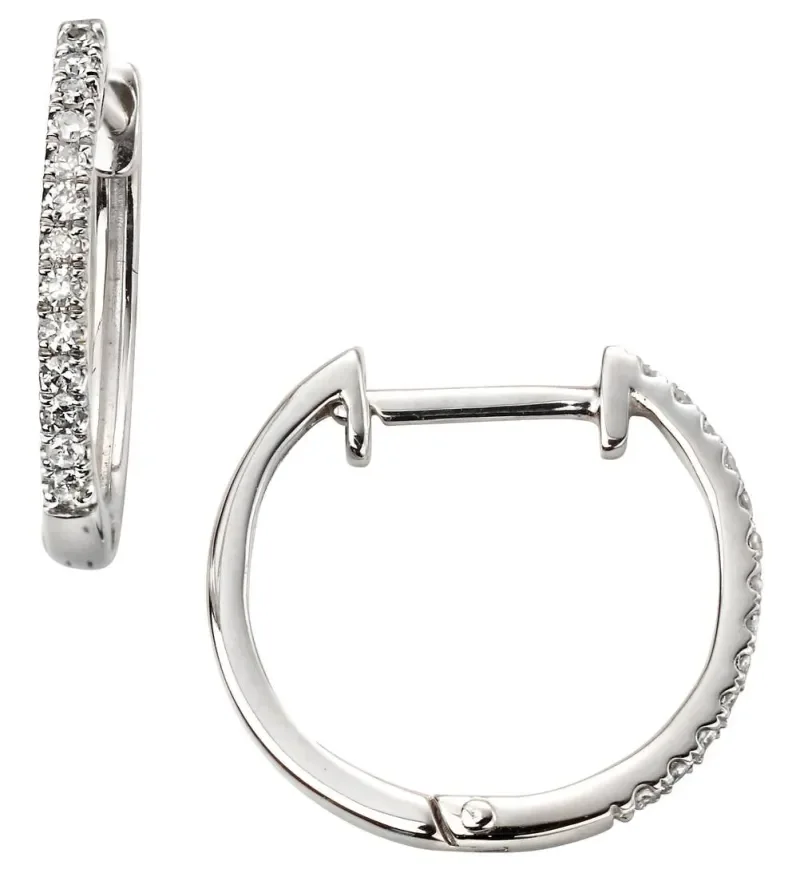 Boucles d oreilles boucles diamants  éclat céleste