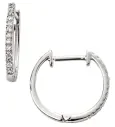 Boucles d oreilles boucles diamants  éclat céleste