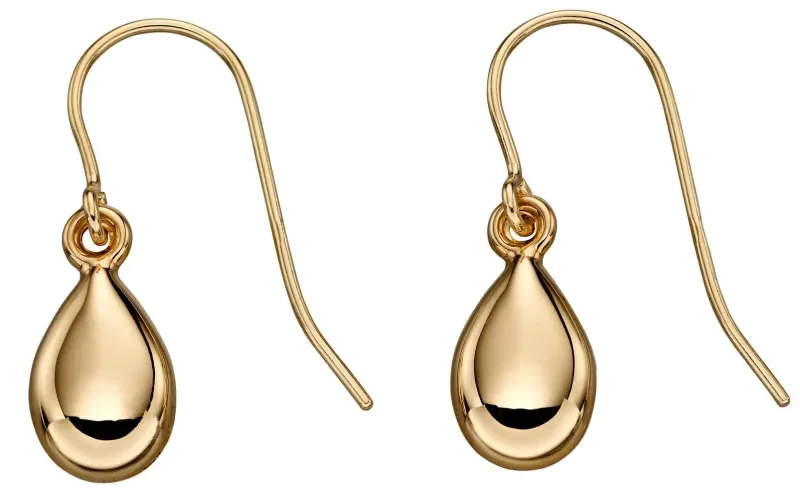 Boucles d oreilles  éclat d or  - or jaune 9 carats