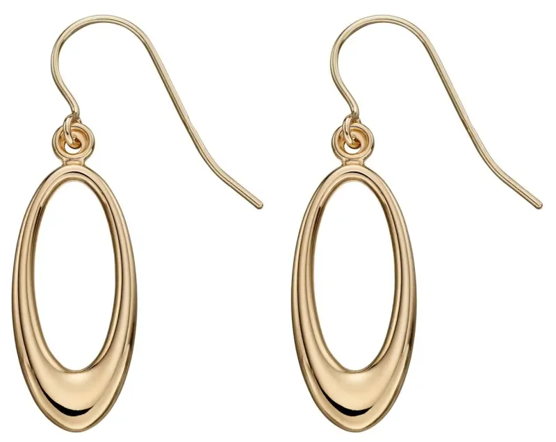 Boucles d oreilles boucles  éclat d or  - or jaune 9 carats