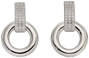 Mon-bijou - D5882 - Boucle d'oreille chic en argent 925/1000