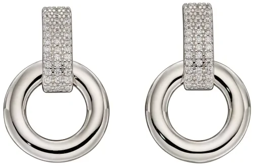 Mon-bijou - D5882 - Boucle d'oreille chic en argent 925/1000