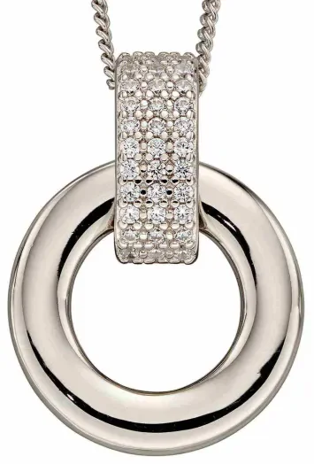 Mon-bijou - D4895a - Collier chic et classe en argent 925/1000